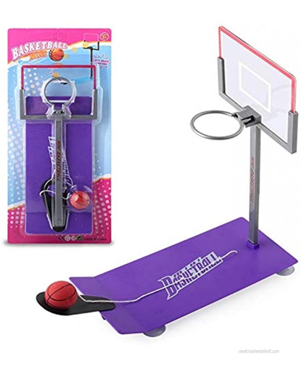 Basketball Game Mini Desktop Tabletop Portable Travel Or Office Game Set for Indoor Outdoor 20.5x25x9.5cm