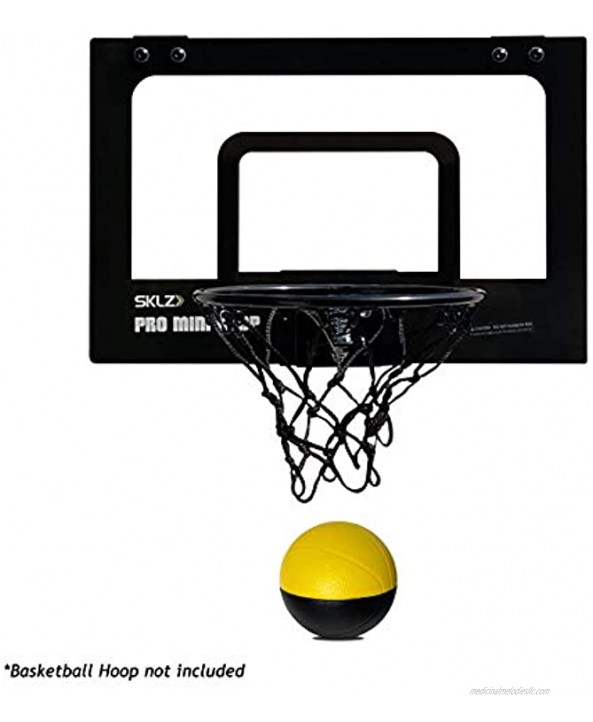 Botabee 4” Foam Mini Basketball for SKLZ Pro Mini Hoop Micro 2 Pack | Safe & Quiet Small Basketball for Nerf Basketball Hoops and Other Mini Hoop Basketball Sets