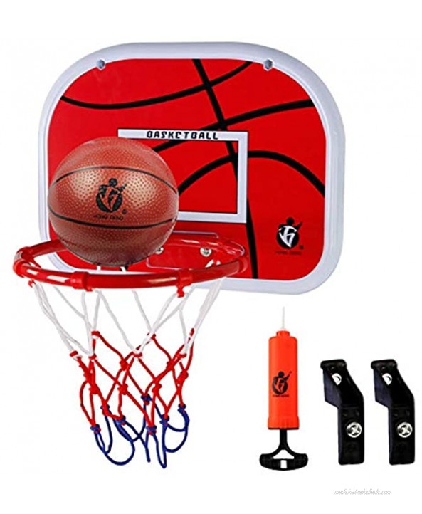 Dreamon Basketball Hoop for Kids,Wall Mounted with Net Ball and Pump Portable Indoor Outdoor Sport Toys for Kids