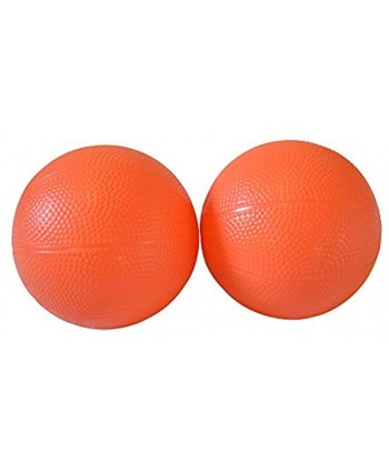 Four Brothers Replacement 6" Orange Indoor and Outdoor PVC Basketball for Little Tikes Easy Score 2 Ball Pack