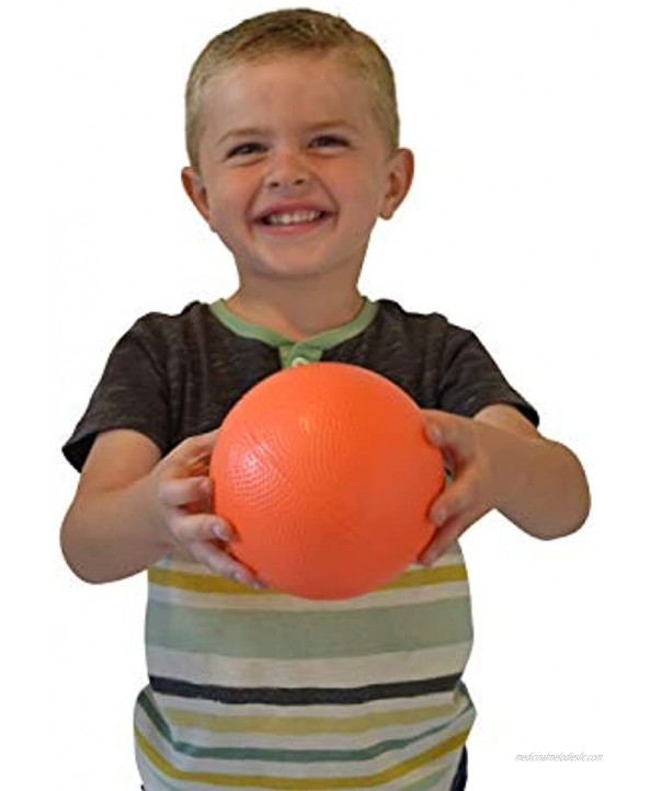 Four Brothers Replacement 6 Orange Indoor and Outdoor PVC Basketball for Little Tikes Easy Score 2 Ball Pack