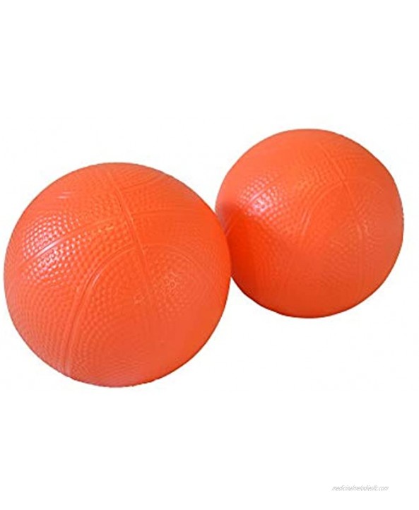 Four Brothers Replacement 6 Orange Indoor and Outdoor PVC Basketball for Little Tikes Easy Score 2 Ball Pack