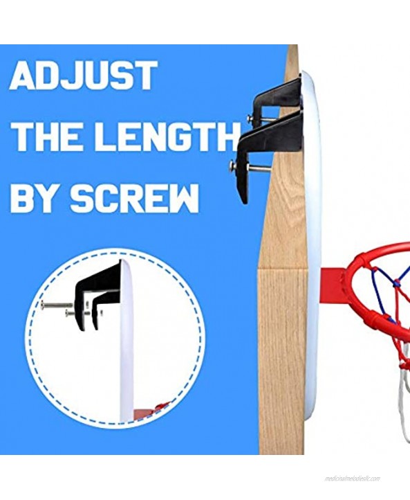 jerryvon Indoor Mini Basketball Hoop with Ball Set for Kids and Teens Portable Sport Toys for Door Baby Fence Toddlers Boys Girls Party Family Game Christmas Birthday Gifts