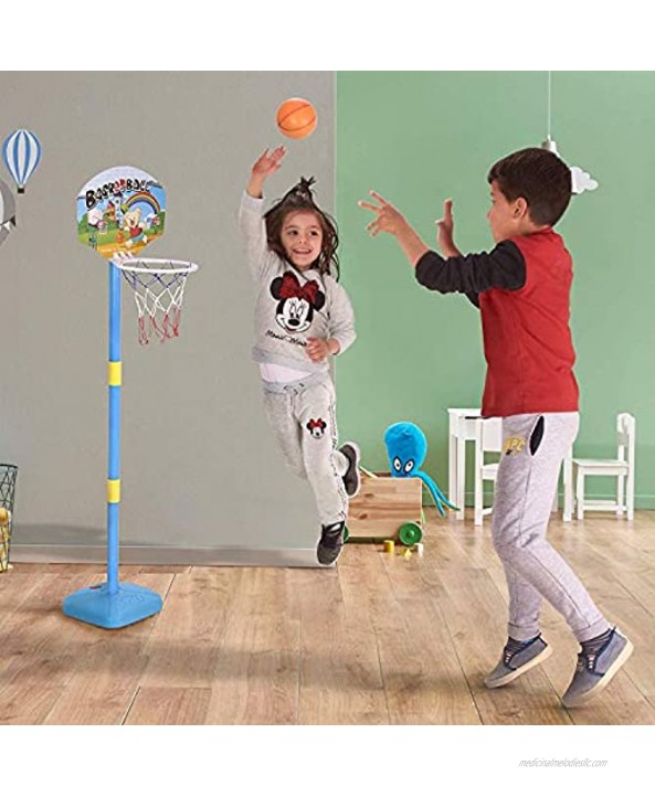 paipaitoys Kids Basketball Hoop Play Set – Adjustable Height 25-52 Inches – Ideal for Toddlers Kids & Adults Ages 3 Years and Up –Indoor Outdoor Play