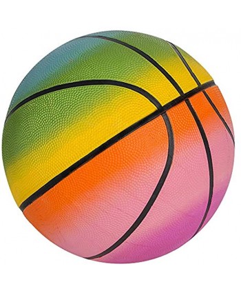 Rhode Island Novelty 9.5 Inch Rainbow Basketball One Per Order