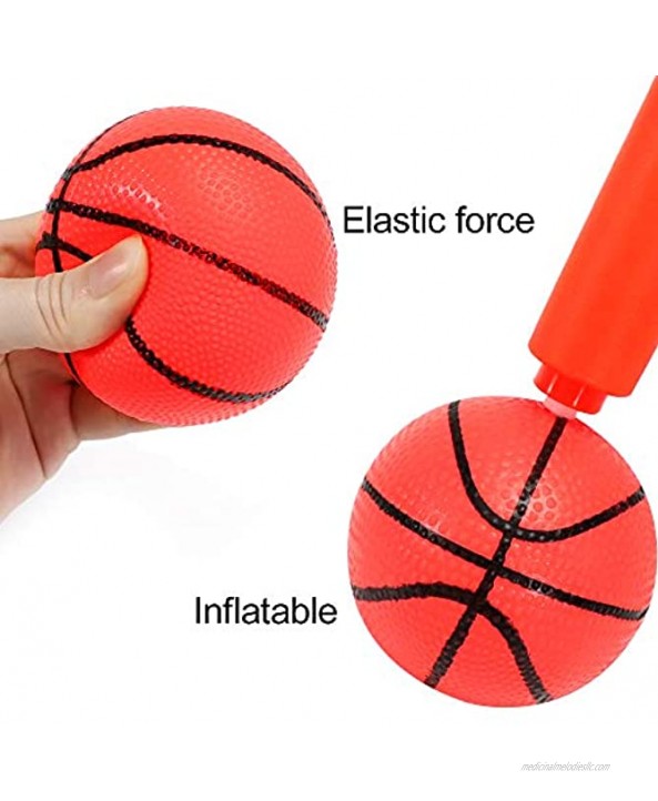 SEISSO Basketball Hoop Balls Playset for Boys Girls Slam Dunk Bathroom Toilet Office Bathtub Shooting Game Bath Toy for Kids 3 Balls Included