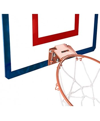 Sharyee 16" x 12" Indoor Mini Basketball Hoop Set with 3 Mini Basketballs & Hand Pump for Kids
