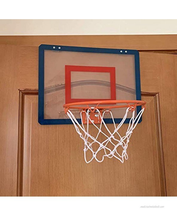 Sharyee 16 x 12 Indoor Mini Basketball Hoop Set with 3 Mini Basketballs & Hand Pump for Kids