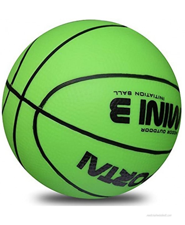 Stylife 5inch Mini Basketball for Kids Environmental Protection Material,Soft and Bouncy,Colors Varied