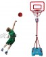 yoptote Basketball Hoop Kids Toys Adjustable Height 2.9ft to 6.3ft Sport Toddler Indoor Outdoor Backyard Basketball Games Birthday Gifts for Kids Boys Girls 3 4 5 6 7 8 Years Old