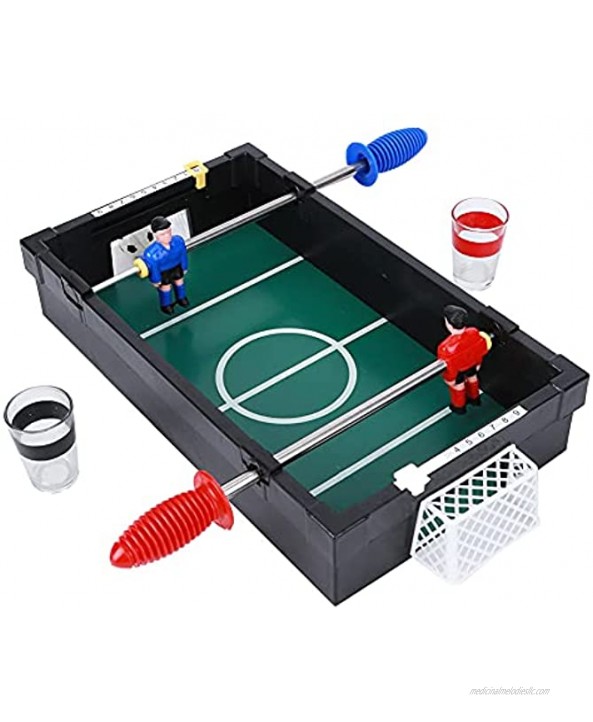 01 Table Football Toy ABS Plastic Promote Interaction Durable Double Table Soccer Toy for Friends for Home