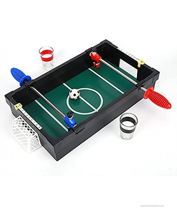 01 Table Football Toy ABS Plastic Promote Interaction Durable Double Table Soccer Toy for Friends for Home