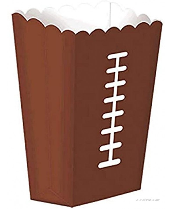 Amscan Football Party Large Snack Box 8 pieces