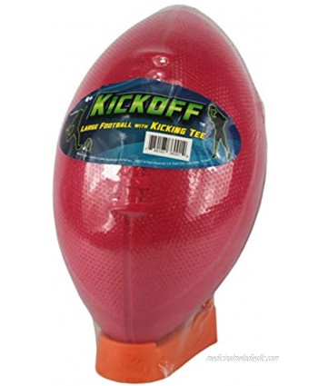 Dazzling Deals Kickoff Large Football with Kicking Tee
