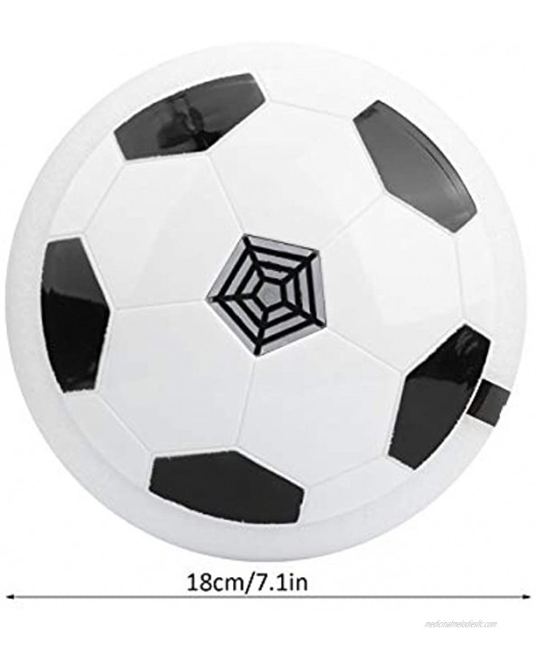 Drfeify Hover Football The Moving air Lets The Football Float on The Ground air Cushion Suspension Football with Light Sports Supplies and Foam Edge Indoor Toy Gift for Children