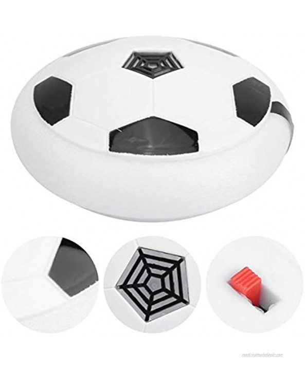 Drfeify Hover Football The Moving air Lets The Football Float on The Ground air Cushion Suspension Football with Light Sports Supplies and Foam Edge Indoor Toy Gift for Children