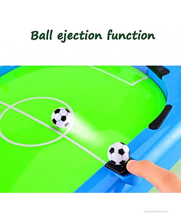 DUTUI Children's Desktop Desktop Two-Player Football Table Parent-Child Interactive Football Machine Desktop Toy Football Goal