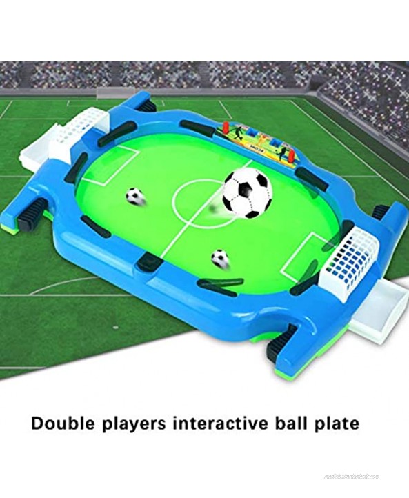 Jeanoko Ball Launching Place Manual Scorer Finger Battle Soccer Game Tabletop Football Game 100% ABS Game for Children for Competition Toy