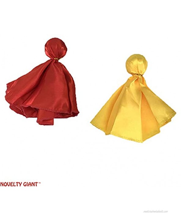 NOVELTY GIANT WWW.NOVELTYGIANT.COM Football Red Coach Challenge & Referee Yellow Penalty Sports Fan Tossing Flags
