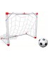 NUOBESTY Soccer Goal Toy Mini Soccer Goal Set Soccer Goal Door Football Door with Ball Net Air Pump for Kids