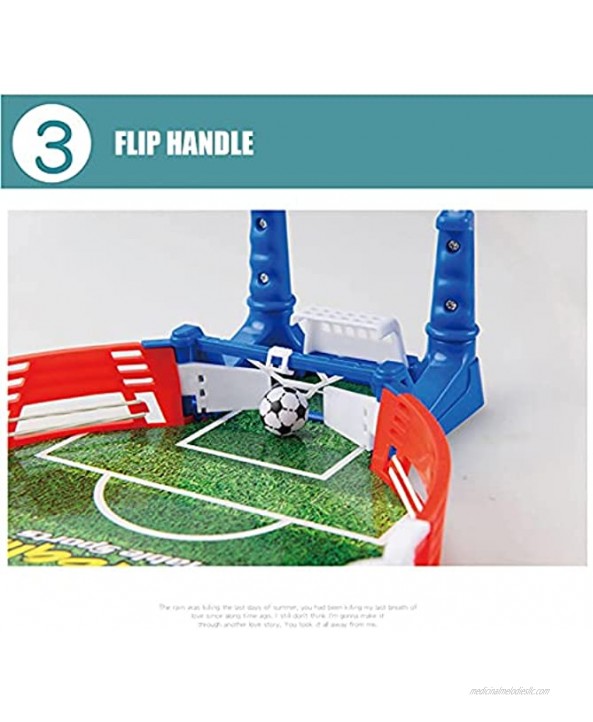 Wanjia Mini Table Top Football Field with Balls Children Educational Toys Home Match Toy for Kids Ideal Gift