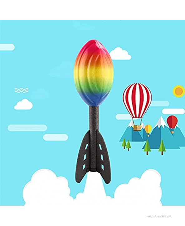 WHYX Aero Howler Foam Ball Classic Long-Distance Rainbow Foam Rocket Early Education Flying Ball Indoor and Outdoor Fun