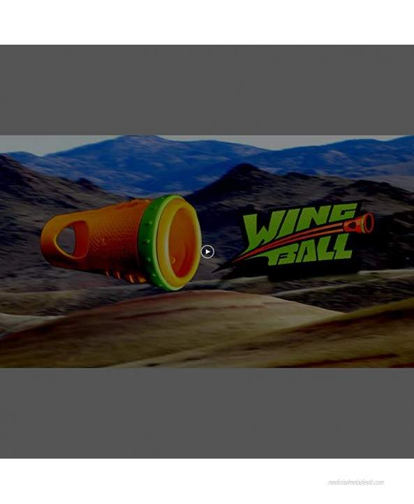 Wingball Football-Like Foam Ball Max Distance & Speed Up to 88 Miles Per Hour Outdoor Toy Game for Toss & Catch Play Ages 8+