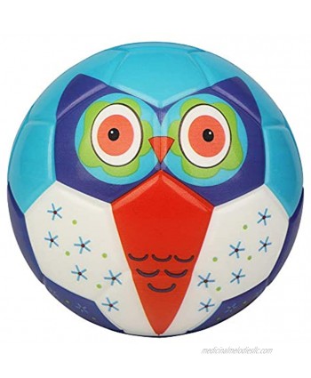 6inch Forest Animal Soft Foam Soccer No Air Indoor Outdoor Soccer Ball for Children Light Weight 120G for Kids Playing owl