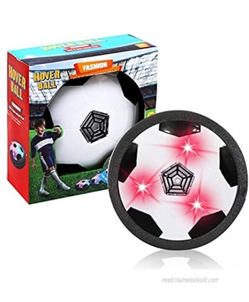 ALLSEASONS Kids Toys Hover Soccer Ball Battery Operated Air Floating Soccer Ball with LED Light. Soft Foam Bumper Indoor Outdoor Hover Ball Game Age 3 12 Years Boys and Girls Best Gift