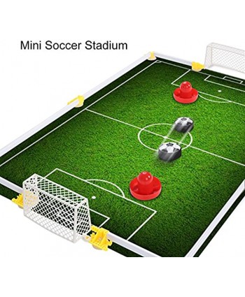 Alomejor Soccer Goal Toy Set Air Power Soccer Disk Hover Football Game Football Gate Set with Goal for Boys and Girls Toys