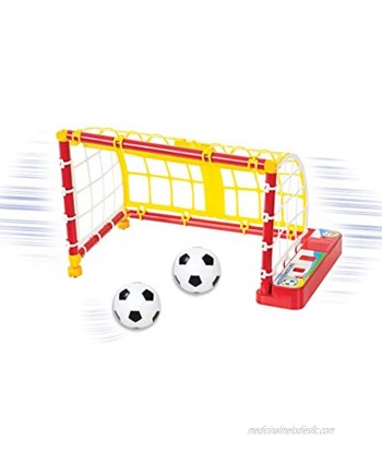 Bundaloo Electronic Motion Soccer Game Battery Operated Moving Target Soccer Goal Kids Soccer Training Beginner & Expert Mode Goal Dimensions 20.5”x12”x11.5” 2x4.5” Soccer Balls