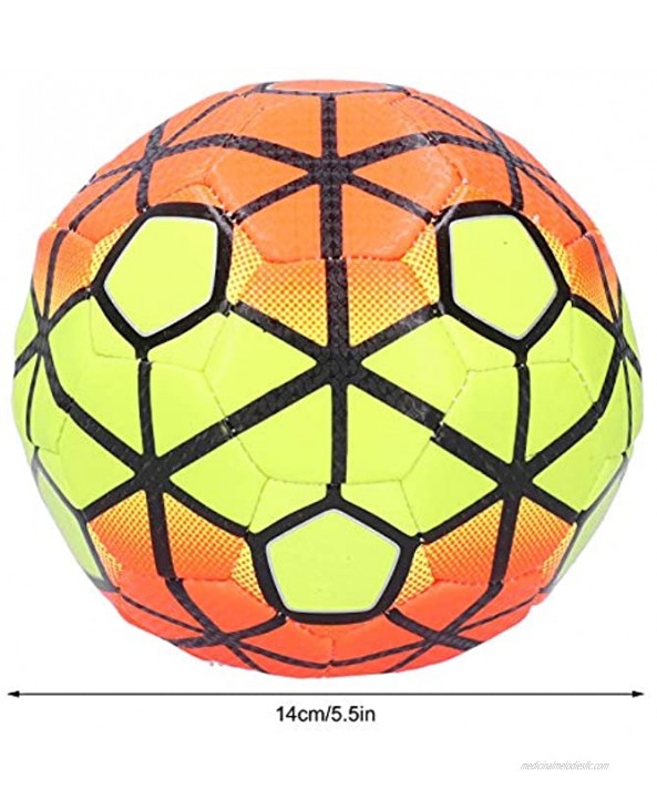 Children Soccer Ball,Children Soccer Ball Wear Resistant Soft PU Squeeze Inflatable Size 2 Ball Playing Toys