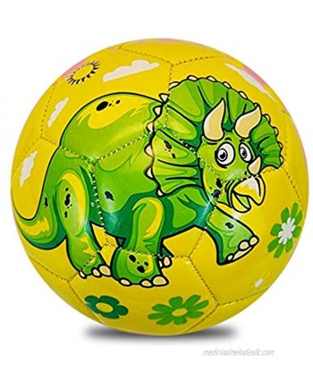 Cysoo Dinosaur Toddler Soccer Ball Toy Football for Toddler Triceratops