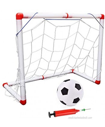 Deerbb Football Toys for Boys 6 7 8 9 10 Years Old Kids Toddler Sport Target Goals Set Mini Youth Soccer Ball Playset Age 3 5