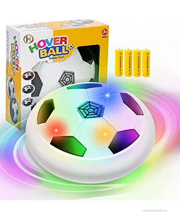 Dolanus Boy Toys for Hover Soccer Ball Kids Toy Gifts LED Lights and Soft Foam Bumpers