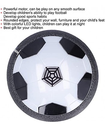 GLOGLOW Kids Hover Soccer Ball Toys Kids Hover Soccer Ball Toy with Colorful LED Light Children USB Rechargeable Air Power Indoor Football Playing Game