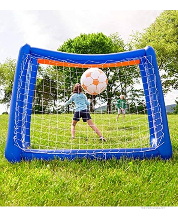 HearthSong Giant Inflatable Soccer Portable 80 L x 48 W x 65 H
