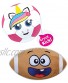 Hilariously Interactive Football and Pink Soccer Ball 2 Pack Bundle