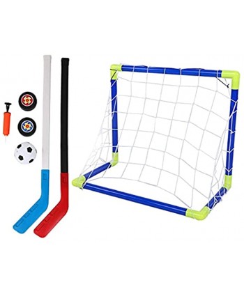 Hineges Kids Toys Hover Hockey Soccer Ball Set with 3 Goals Rechargeable Floating Air Soccer Ball with Led Light and Bumper Indoor Outdoor Sport Games Toys Gifts for Boys