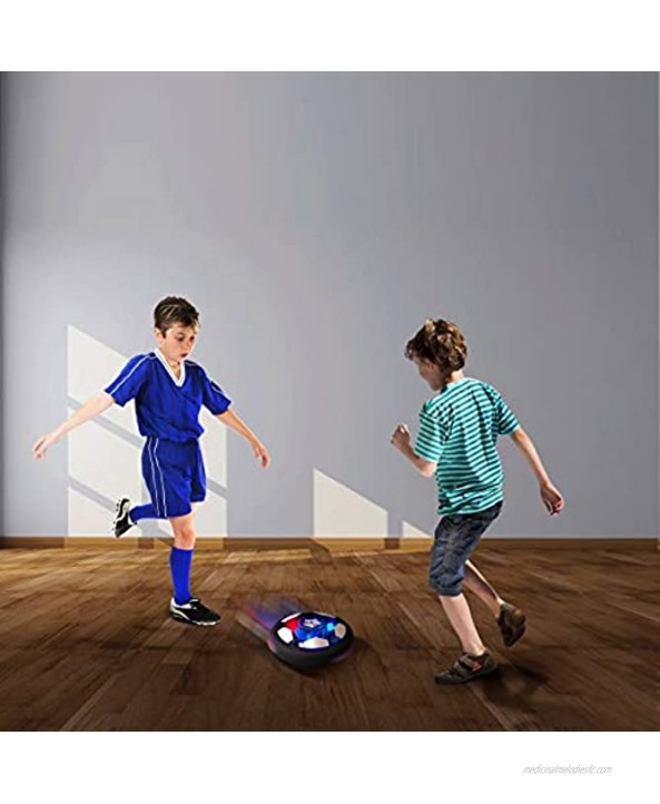 Hover Soccer Ball Boy Toys Rechargeable Air Soccer Indoor Floating Soccer Ball with LED Light and Upgraded Foam Bumper Perfect Birthday Christmas Gifts for Kids Toddler Girls