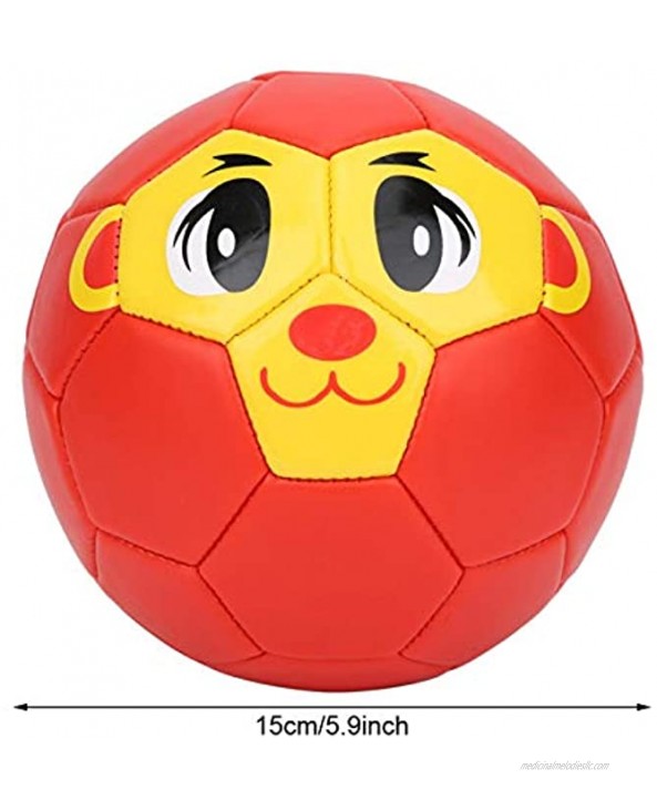 Jazar Sports Ball Kids Soccer Ball Soccer Toy PVC Solf Lightweight for Outdoor Toys Gifts for Kids for Children for Toddlers