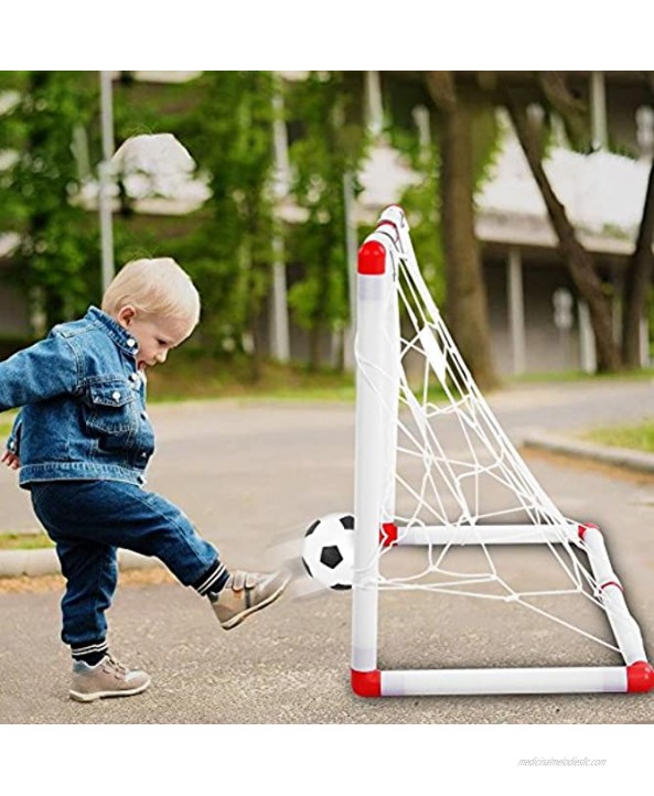 Jinyi Sturdy Enough Training Active Ability Children Football Game Soccer Goal Set Easily Assembled Response Capability for Children Kids