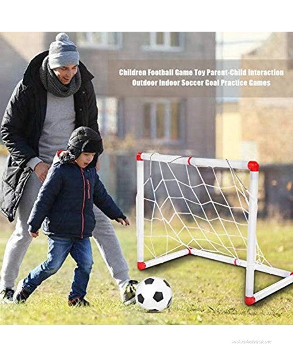 Training Active Ability Soccer Goal Set Easily Assembled Kids Football Goal Sturdy Enough Convenient to Storage Physical Coordination for Kids Children