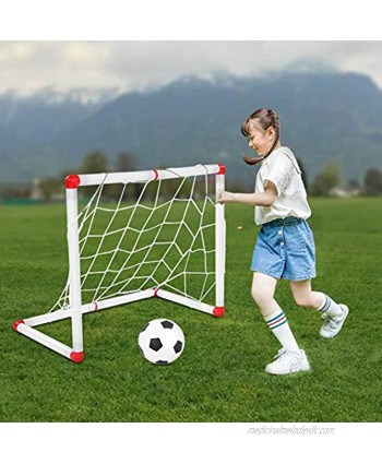 Training Active Ability Soccer Goal Set Easily Assembled Kids Football Goal Sturdy Enough Convenient to Storage Physical Coordination for Kids Children