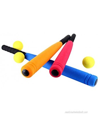 BESPORTBLE 1 Set Random Color EVA Baseball Kit Baseball Toy for Kids Chindren Outdoor Sports Supplies