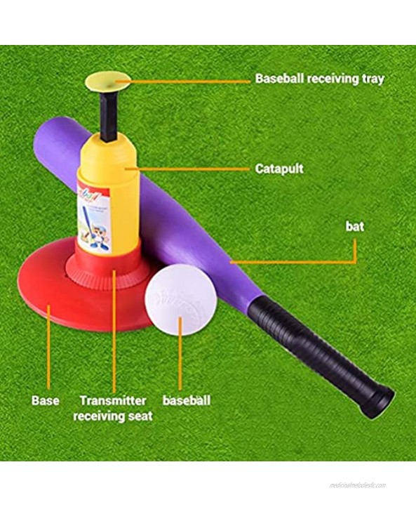 Children's Baseball Toy Launcher Baseball Automatic Ejection Ball Machine Baseball Toy Parent-child Interactive Baseball Game Toys
