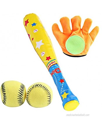 Colcolo Children's Mini Soft Foam Baseball Set Inner 2 Softballs with