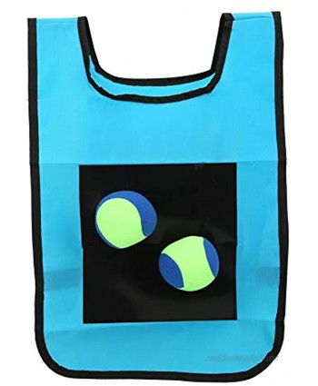 Jiawu Children Throwing Game Stickness Vest Kids Dodgeball Game Active Games Outside Toys for Boys for GirlsBlue