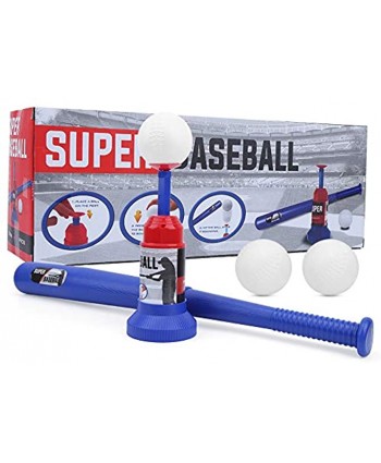 Jovenn Parent‑Child Interactive Tee Ball Set Semi Automatic Baseball Pitching Machine Safe Boys and Girls for Kids Above 3 Years Old777-607