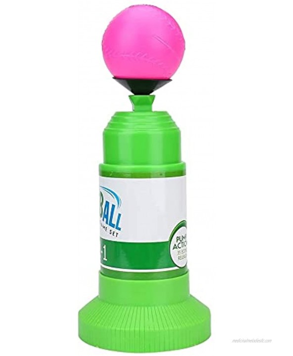 Makeupart Semi Automatic Launcher ABS Plastic Baseballs Training Toys Healthy Growth for Children for Improve Batting Skills for Motor Skills and Coordination